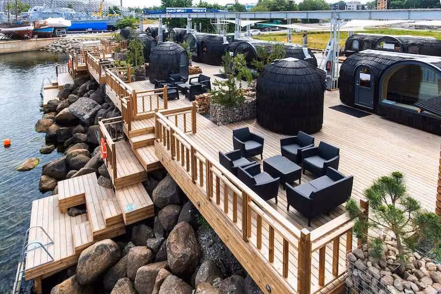 Iglupark conjunto de iglus sauna en Estonia