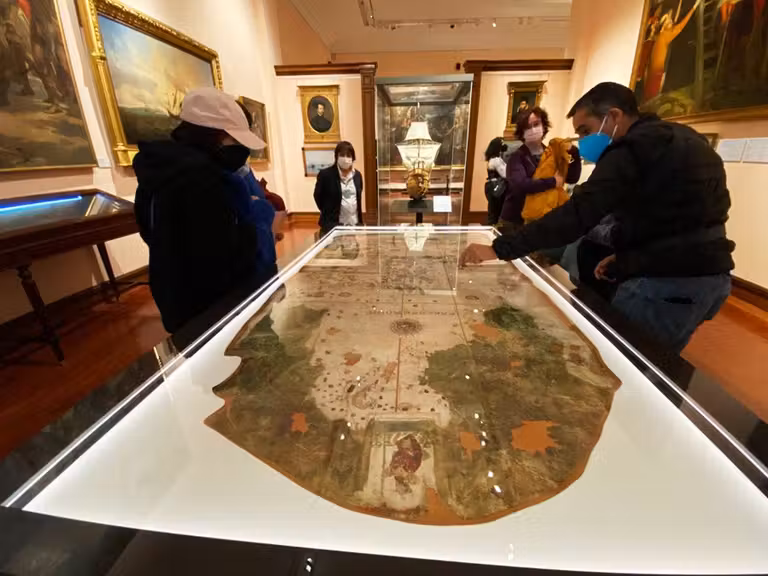 mapa juan de la cosa museo naval