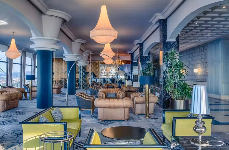 salon belle époque Mercure San Sebastian Monte Igueldo