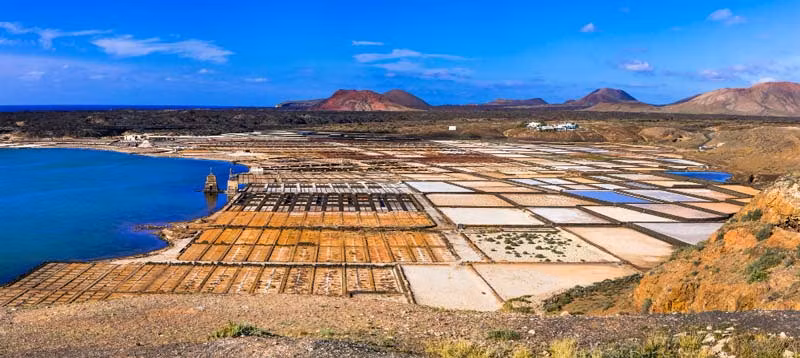 Salinas de Janubio en Lanzarote.