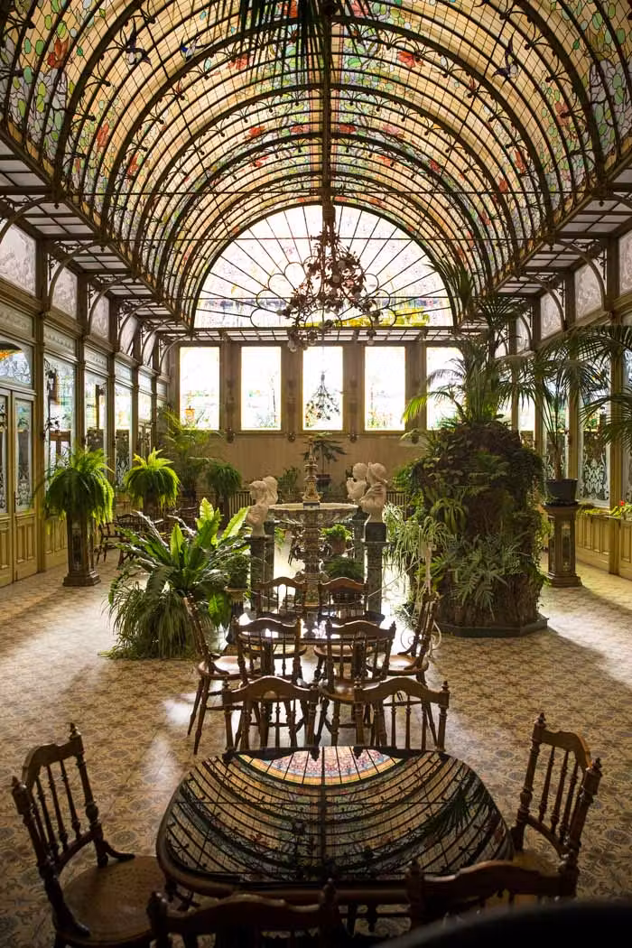 Jardín de invierno del convento de las Ursulinas.