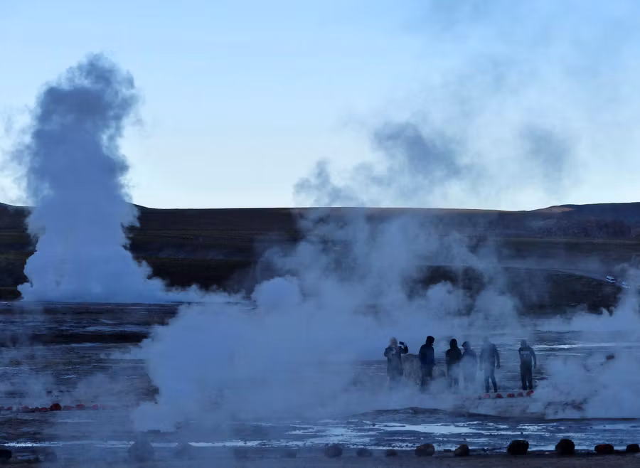 Géiseres en el Desierto de Atacama.