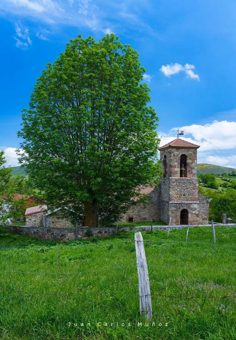 iglesia de Santa María la Mayor en Villacantid valdeolea