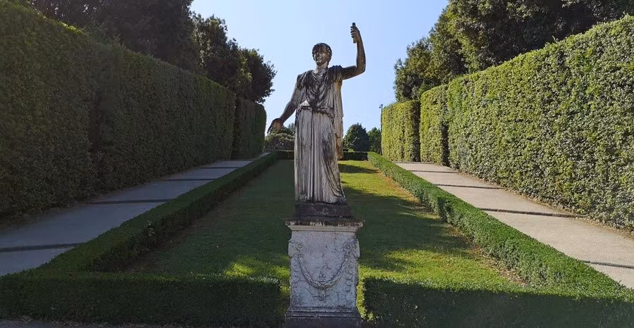 escultura jardin boboli