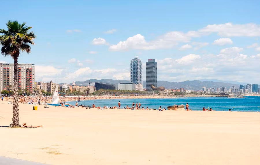 La Barceloneta en Barcelona