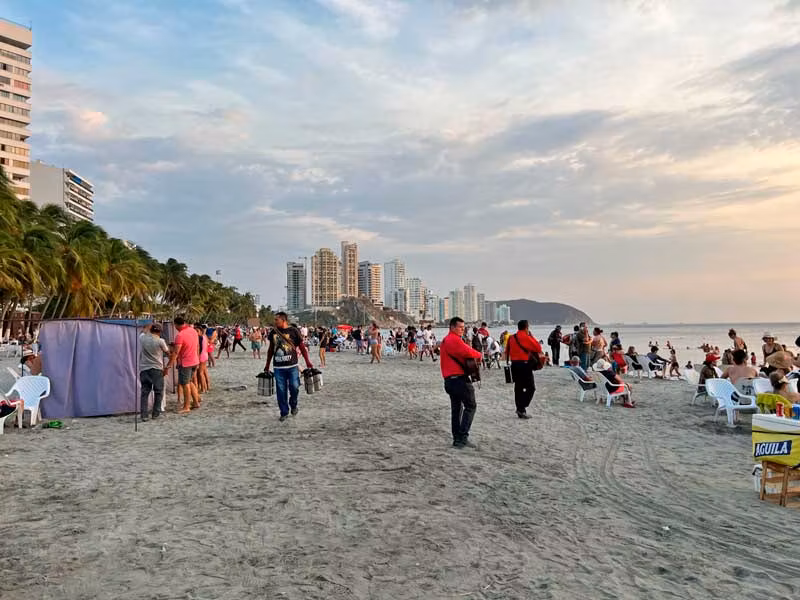 Playa de Santa Marta.