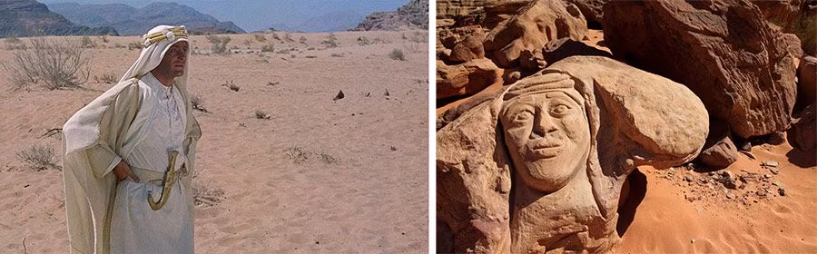 Lawrence de Arabia en Wadi rum