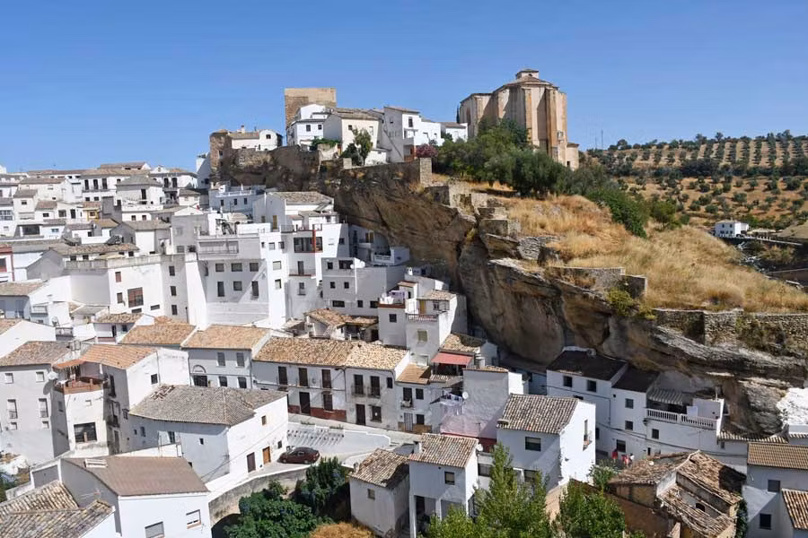panorámica de Setenil de las Bodegas desde el mirador del Carmen