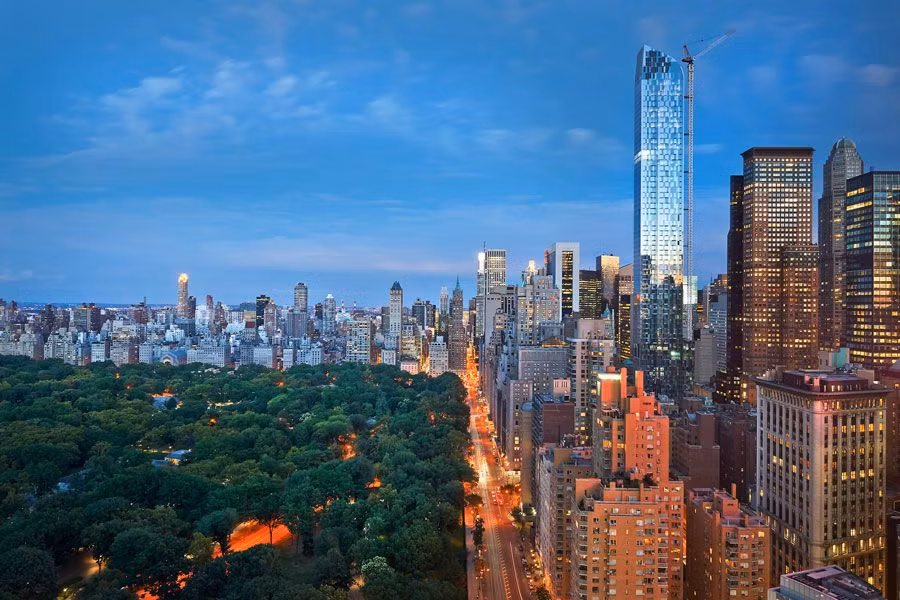 Vistas de Central Park desde el hotel Mandarin Oriental New York