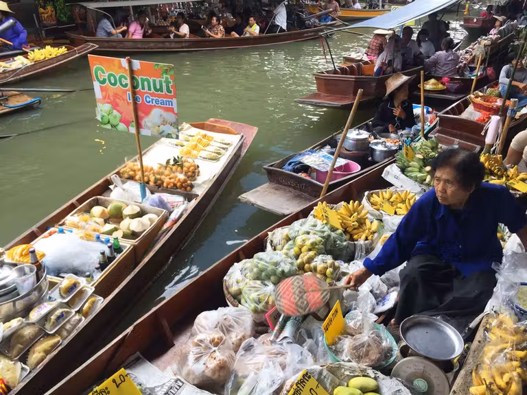Bangkok mercadillo viaje Asia