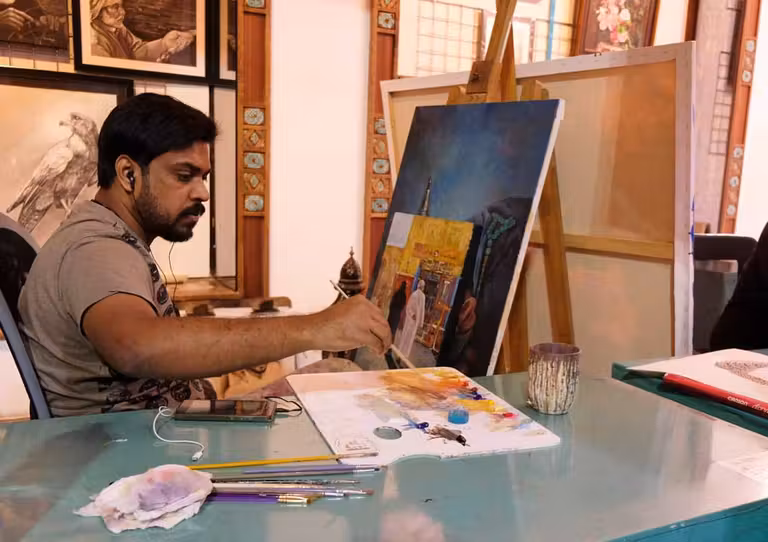 galeria arte, zoco de doha