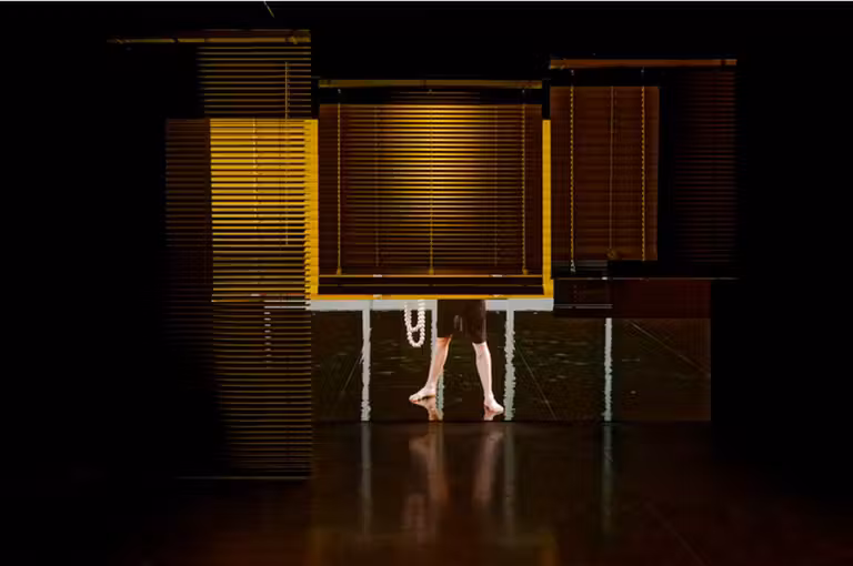 obra de la exposición del Palacio de Cristal del Retiro