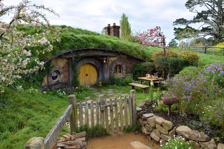 casa del Hobbiton en nueva zelanda