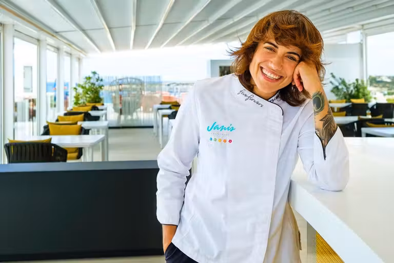 Sara Valls, del restaurante Janis, en Formentera.