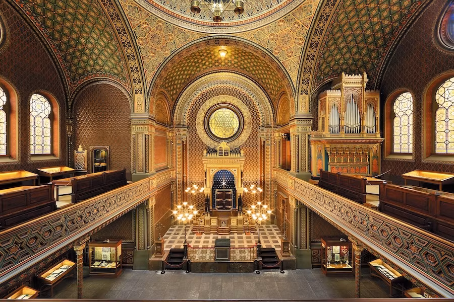 Sinagoga Española, en el barrio judío de Praga.