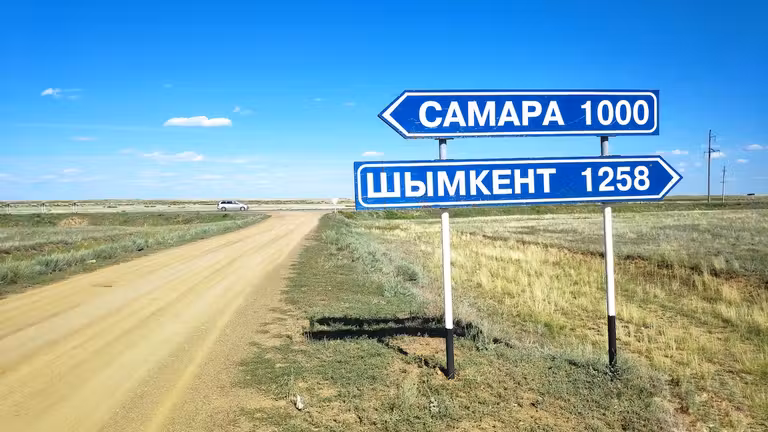 Ruta por carretera a Uzbekistán