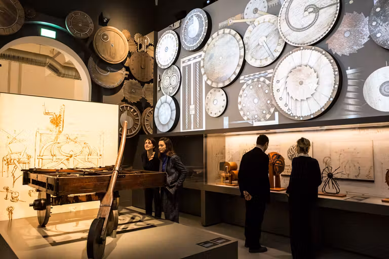 Galería Leonardo Da Vinci del Museo Nacional de Ciencia y Tecnología. © Lorenza Daverio
