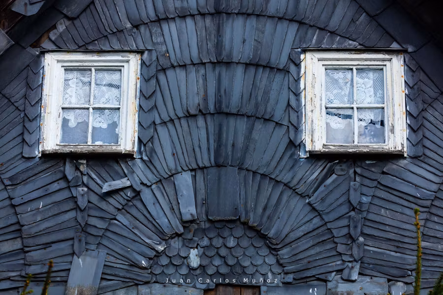 Arquitectura tradicional en las granjas de la Bohemia Suiza.