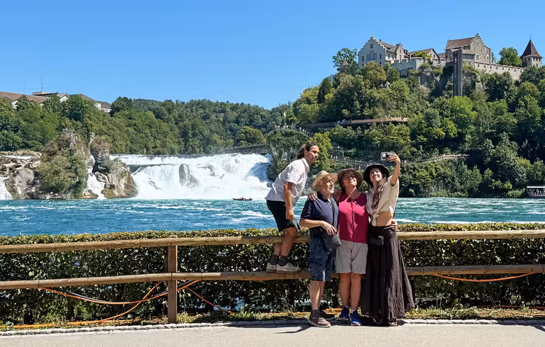 Vista de las cataratas desde Schlössli Wörth. © Susana García
