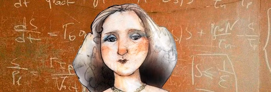 dibujo primera mujer matemática de España