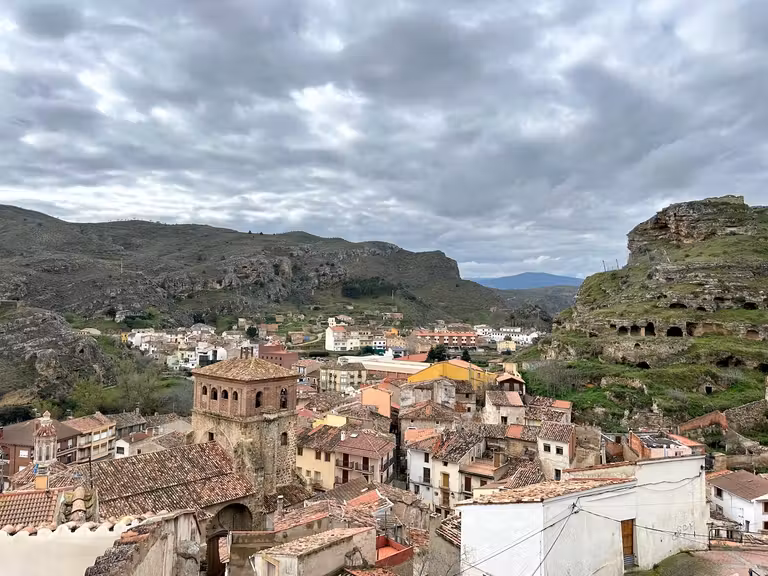 Cervera del Río Alhama desde la ermita.