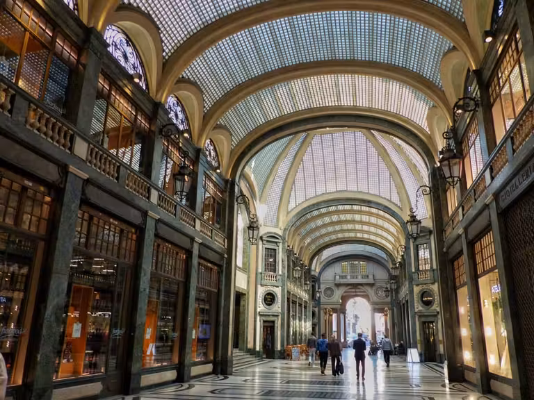 Interior de la Galería de San Federico.