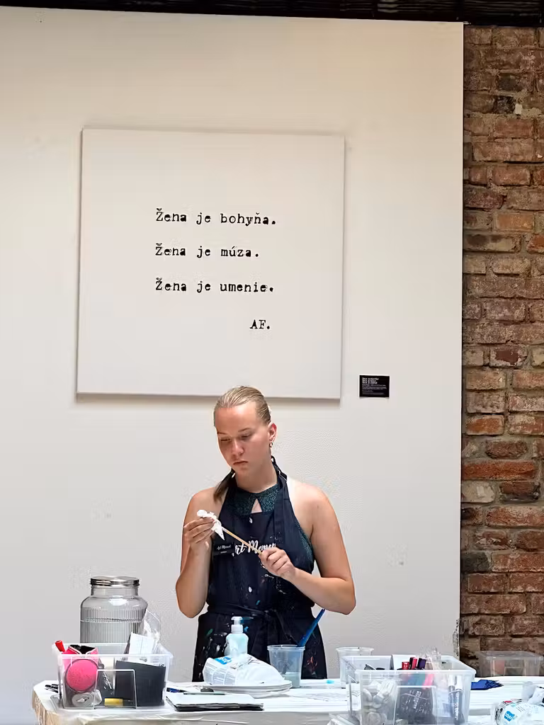 Taller de pintura en Vnitroblock.