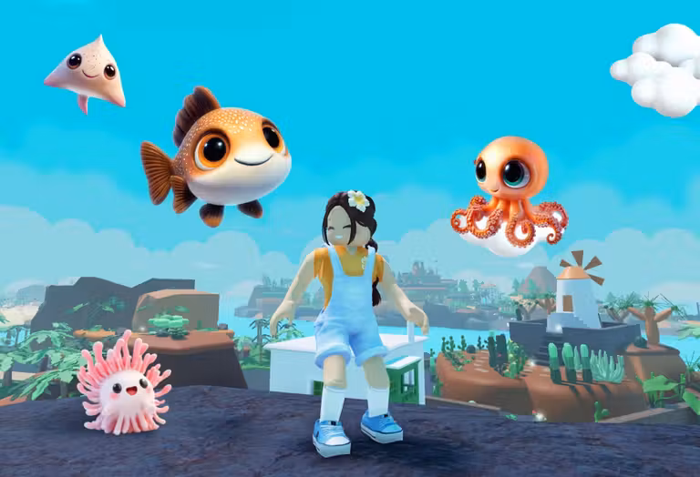 Estetica del nuevo juego de Canarias en Roblox