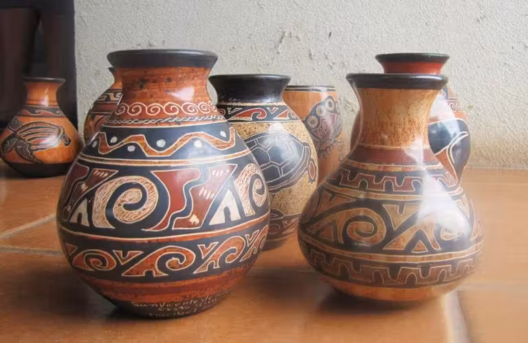 Cerámica chorotega tradicional de la Península de Nicoya.