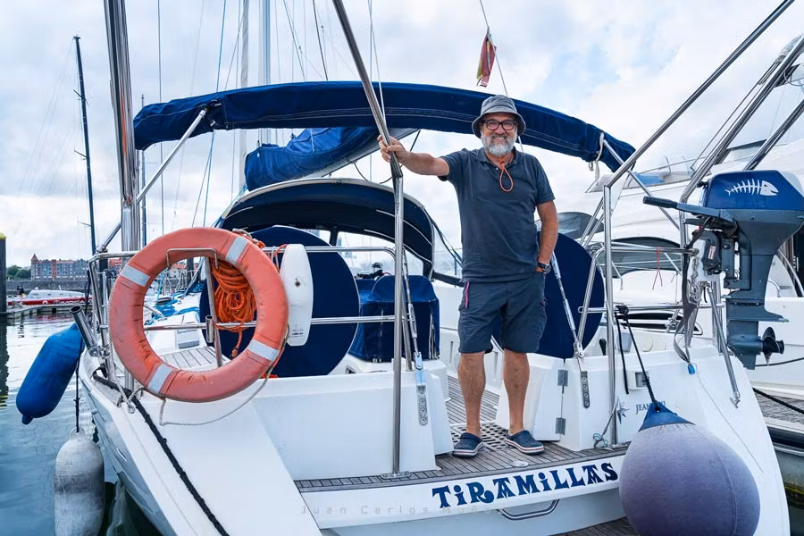 Edorta Arostegi, propietario de Marmitako Sailing.