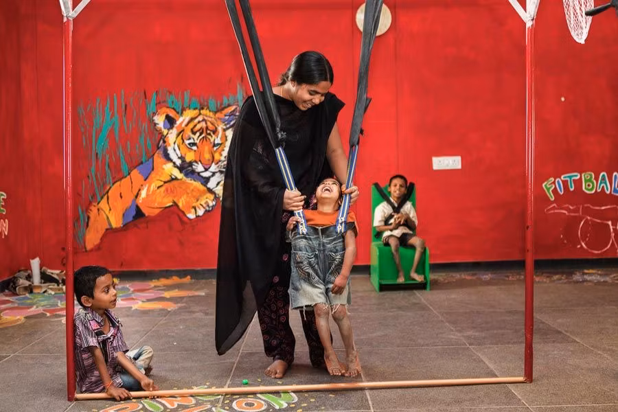 cuidadora en expo tierra de suenos garcia rodero