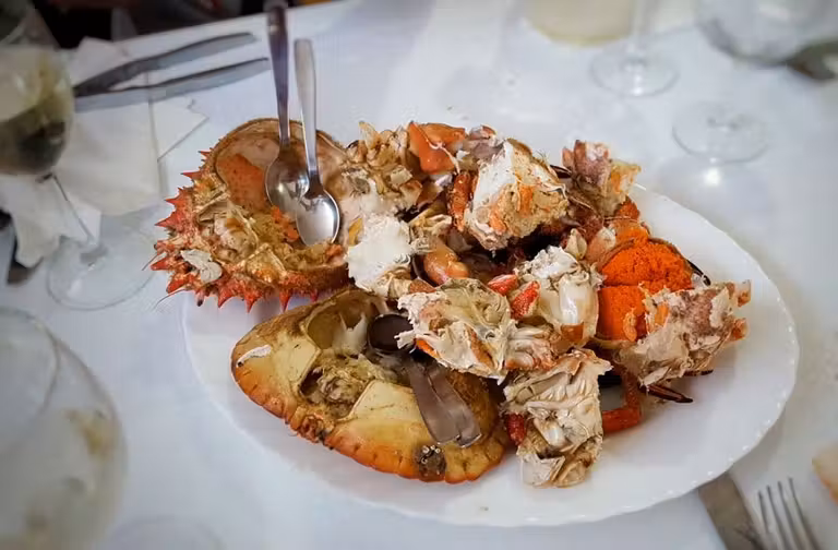 marisco en restaurante bao de vigo