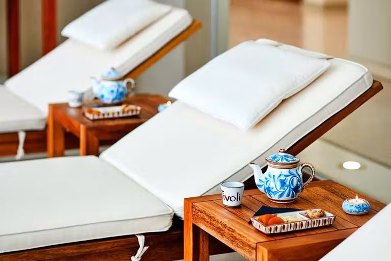 zona de descanso del Tivoli Spa Carvoeiro.