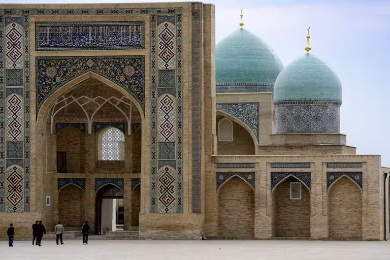 La madrasa de Barak-Khan, del siglo XVI, se encuentra en Tashkent.