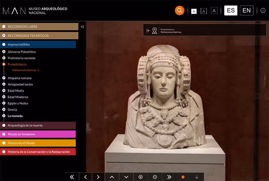 museo arqueologico nacional, programas coronavirus