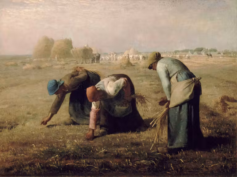“Las espigadoras”, Jean-François Millet.