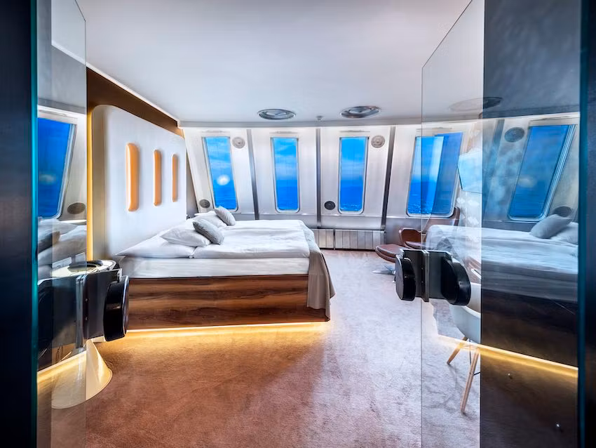 Habitación del hotel Jested.