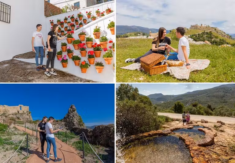 distintos lugares de Carcabuey para visitar en una ruta en autocaravana por la subbetica cordobesa