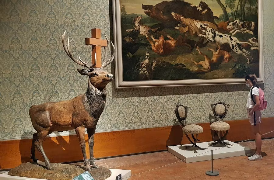 sala de casa del castillo de chambord