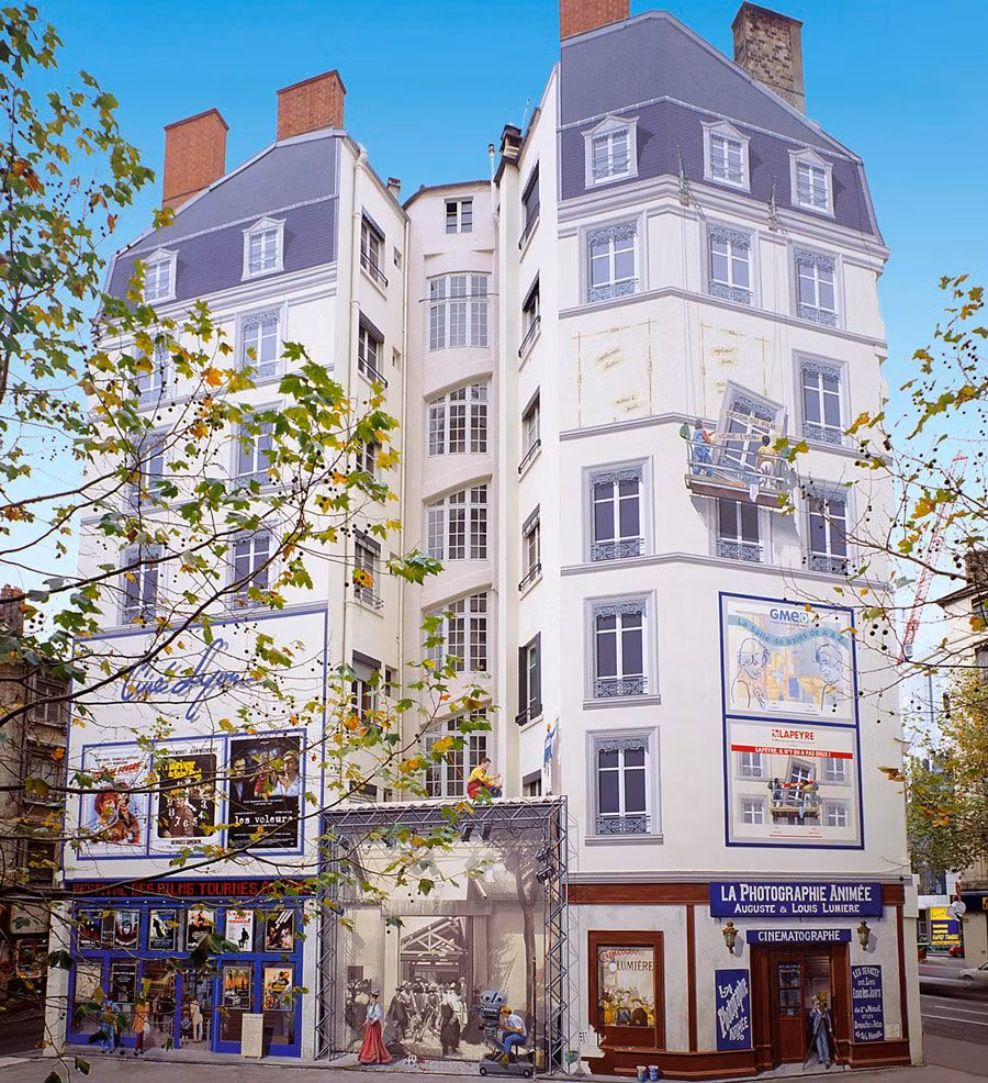 mural del cine de lyon