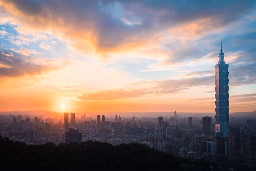 Atardecer desde Elephant Mountain