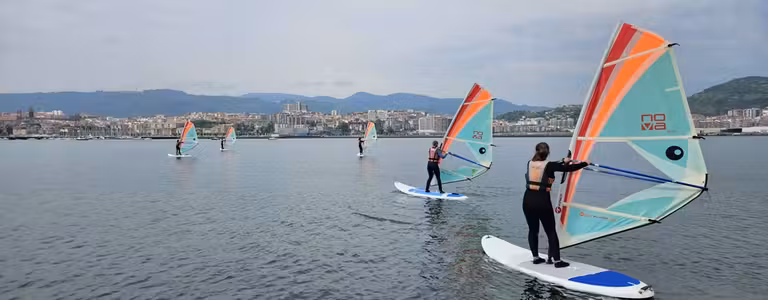 Windsurf en Getxo.