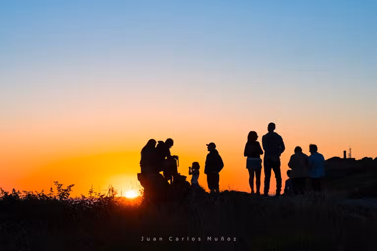 Atardecer desde La Galea, en Getxo