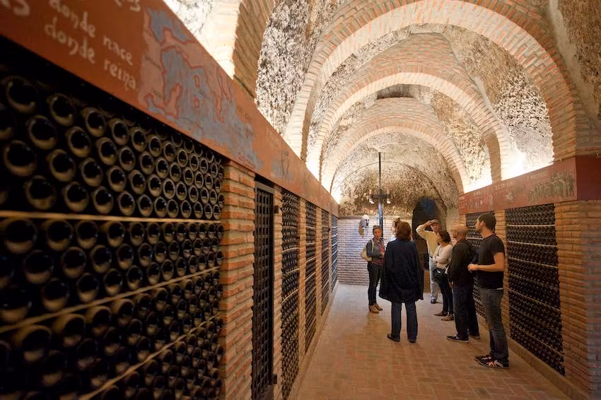 Galería subterránea de la Bodega Yllera, El hilo de Ariadna.