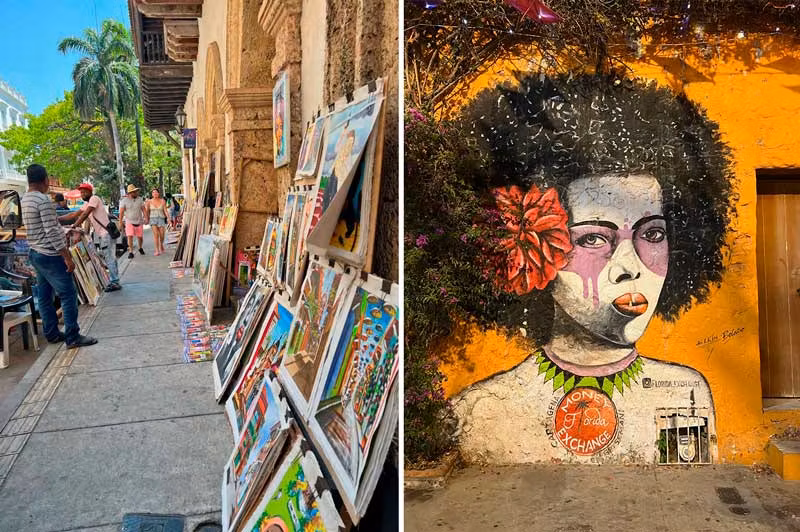 Calles de Cartagena de Indias.