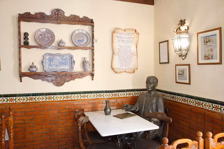 Rincón de Lorca en el restaurante Chikito.