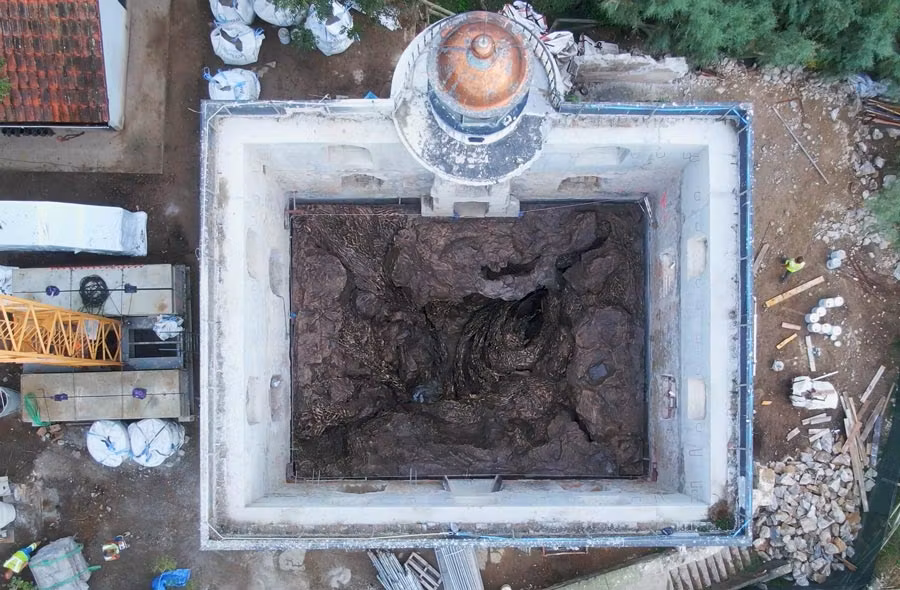 vista aerea del faro de santa clara