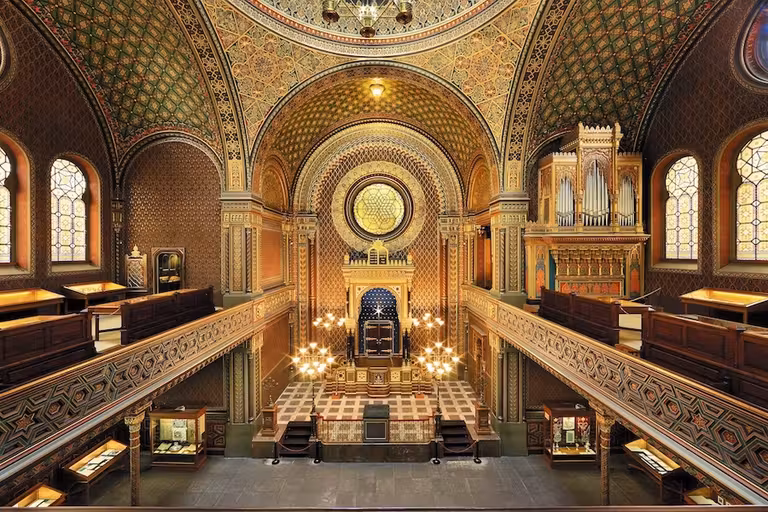 Sinagoga Española, en el barrio judío de Praga.