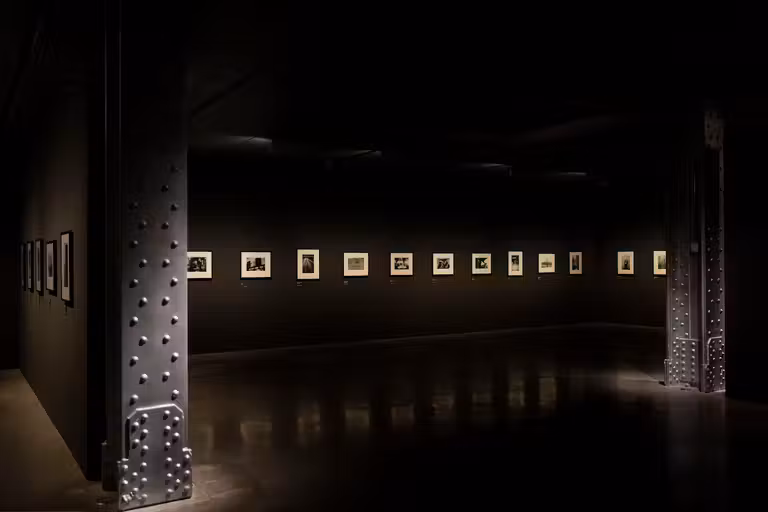 Sala de la exposicion de Robert Frank & Los Americanos.