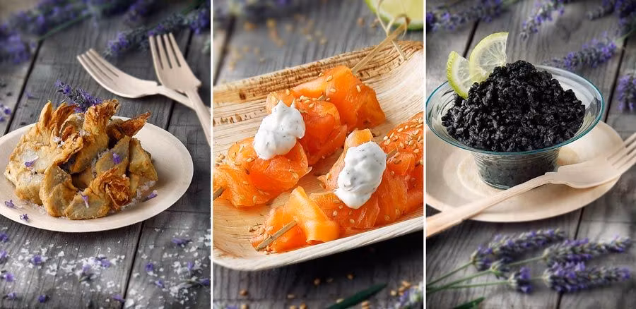 Menu festival lavanda night, hotel los anades, lavanda guadalajara